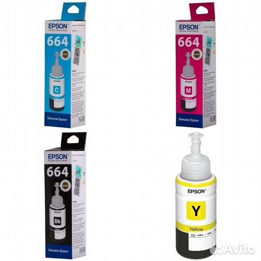 Картридж Epson C13T664498-C13T664398-C13T664298-C1