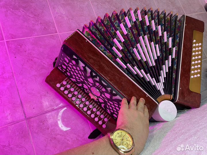 Гармонь Теза с Регистром Шуйская Заказная Ля мажор