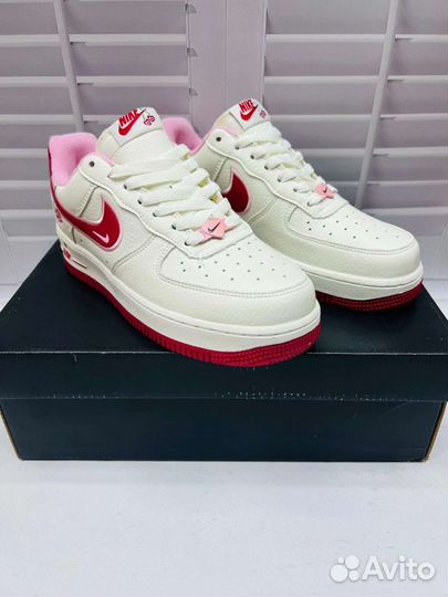 Кроссовки nike air force 1 valentines day