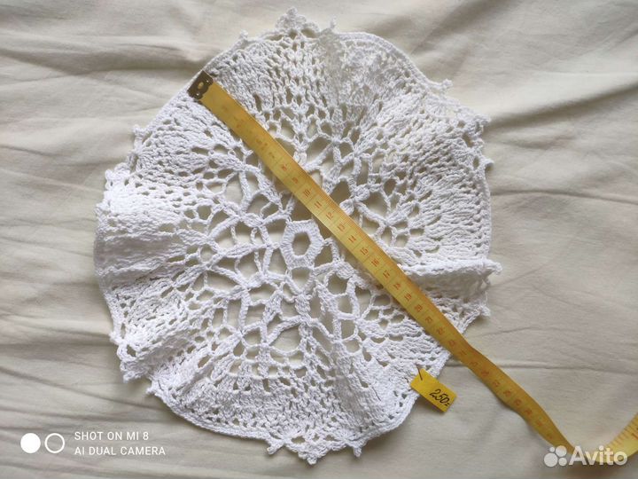 Салфетки, вязаные крючком разные