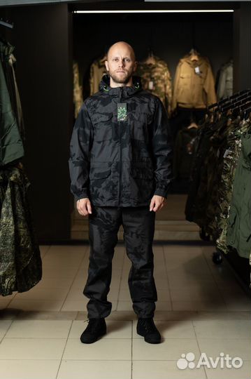 Костюм летний Захват (смесовая, кмф черный)