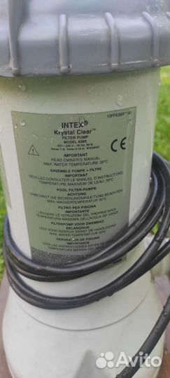 Фильтр насос для бассейна intex