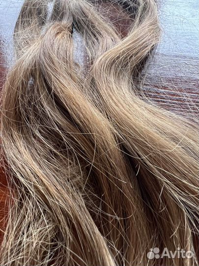 Детские некрашеные волосы