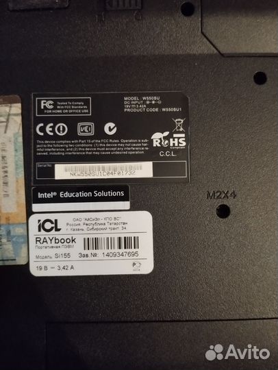 Ноутбук icl raybook si155