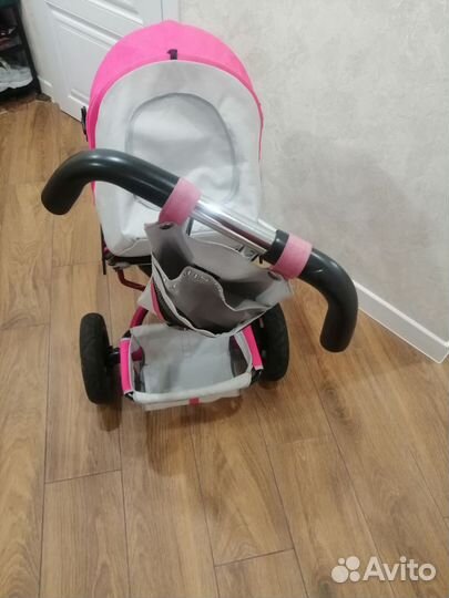Детский 3х колесный велосипед с ручкой