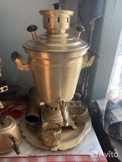Самовары на дровах царские и СССР