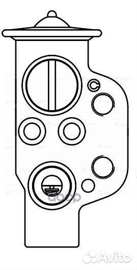 Клапан расширительный кондиционера ltrv1853 luzar