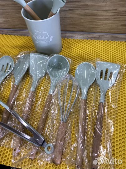 Набор кухонных принадлежностей+Подставка