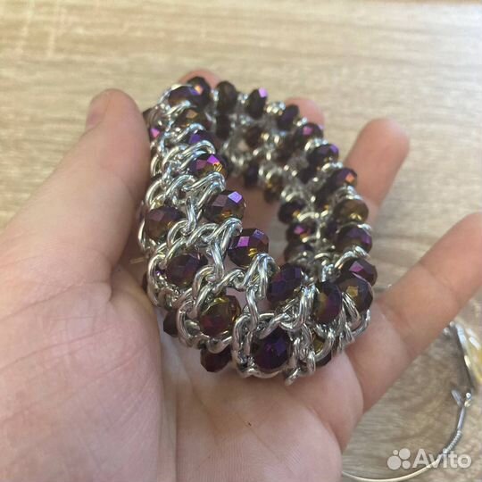 Браслеты 2 штуки жемчуг бижутерия