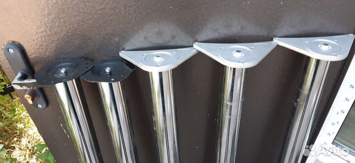 Опоры ножки 500 за 1 шт хром 60/110