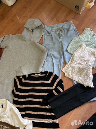 Вещи пакетом на девочку 42-44 бренды