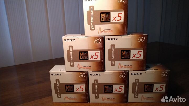 Минидиски Sony Premium 80