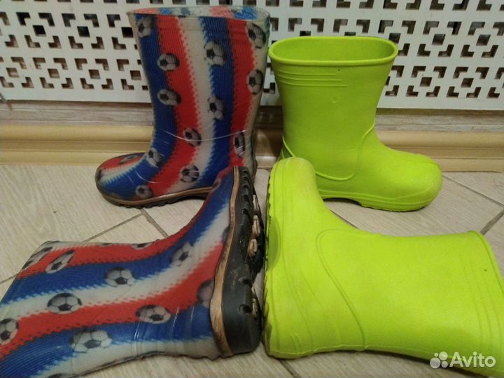 Резиновые сапоги детские 24 25