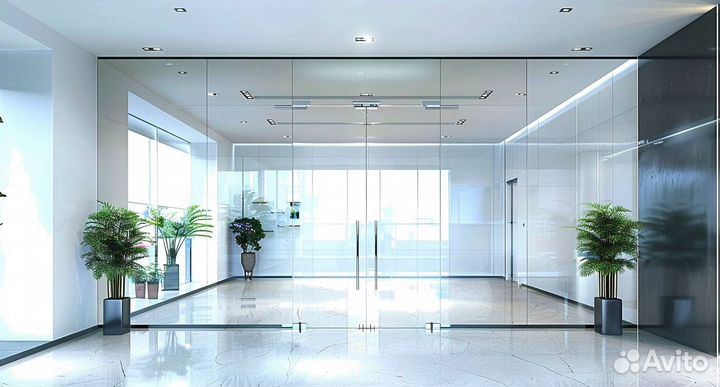 Двери из стекла