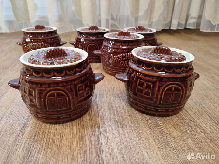 Горшки керамические для запекания