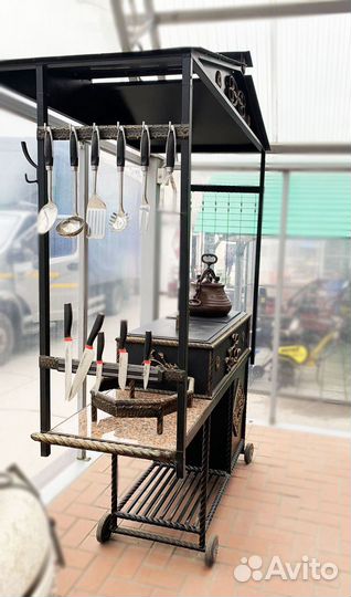 Мангал резной