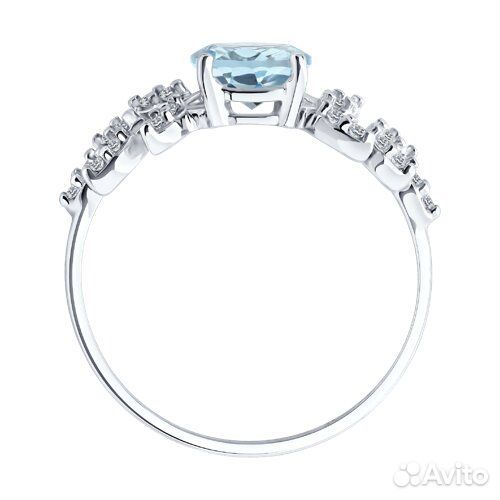 Кольцо sokolov из серебра, 92014637, р.18