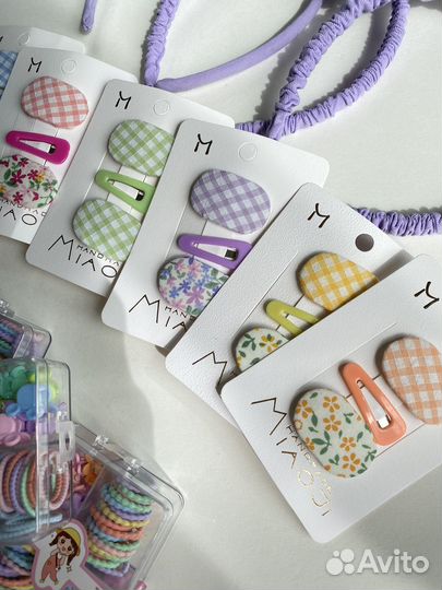 Набор резинок и заколок