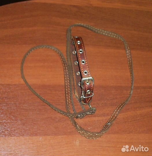 Ошейник с поводком (диаметр ош. до 40 см.)