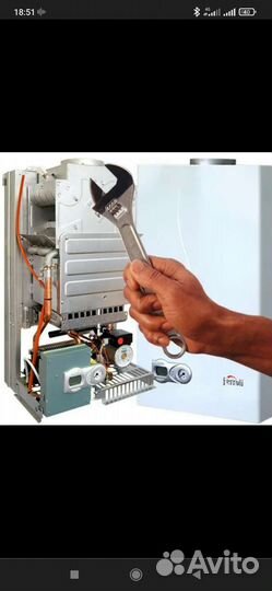 Обслуживание,ремонт котлов,водонагревателей