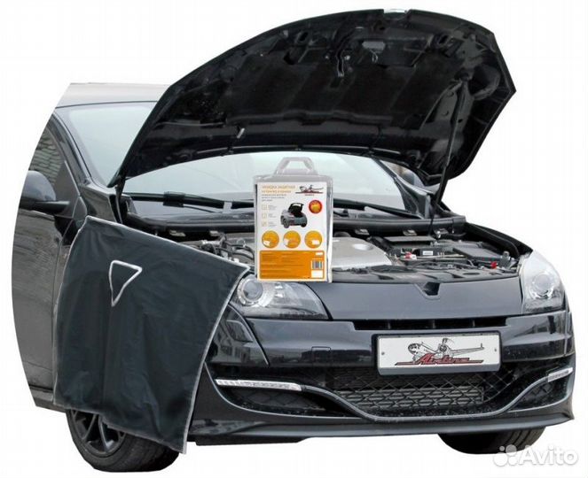 Накидка защитная на бампер и крылья 100*72см, креп