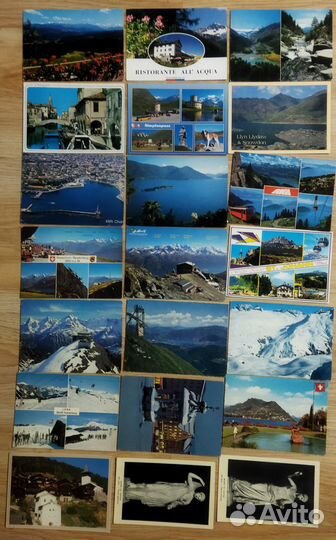 Открытки виды,марка,горы подъёмники