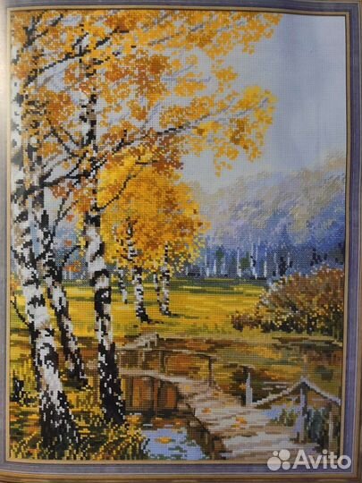 Набор для вышивания крестом Берёзовая роща