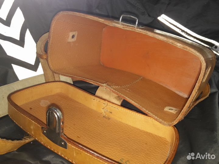 Антикварная кожаная сумка. Германия