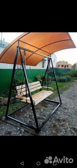 Качель с навесом (Садовые)