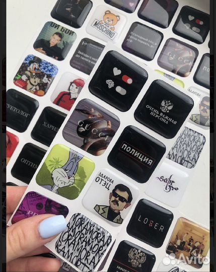 3d стикеры на телефон оптом