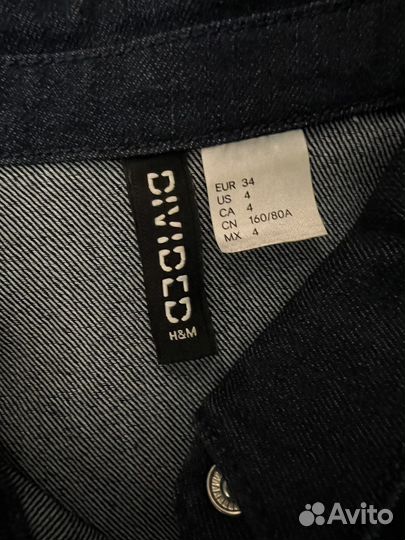 Платье h&m джинсовое