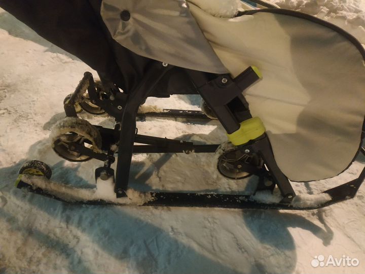 Детские санки-коляска