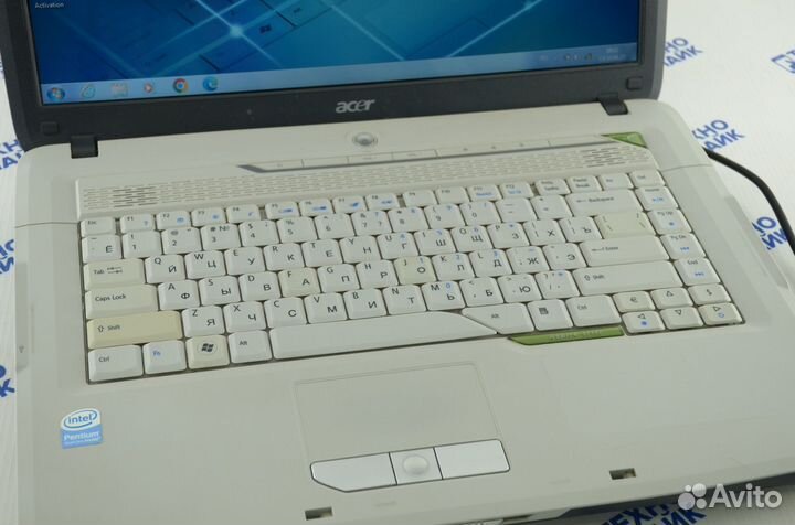 Ноутбук Acer. Core 2 Duo T7700 3Gb SSD 128Gb 15.4