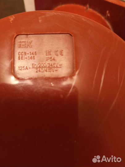 Розетка вилка силовые 380в