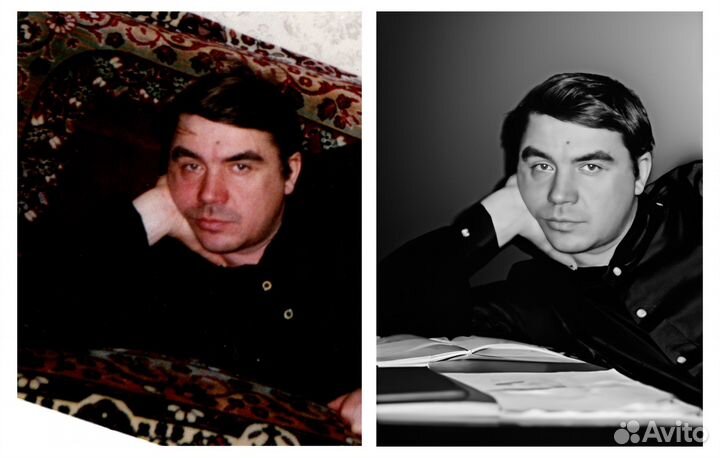 Ретушь фото на памятник