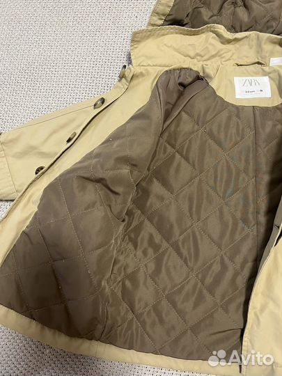 Детский плащ тренч zara 98