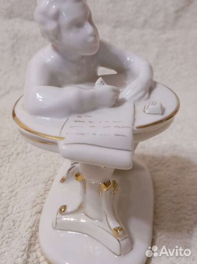 Статуэтка фарфор СССР Пушкин. лфз