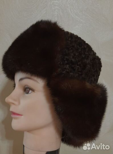 Мужская зимняя меховая шапка