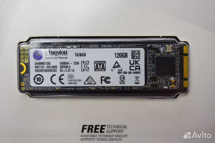 SSD KingSton M.2 2280 SSD 120 GB