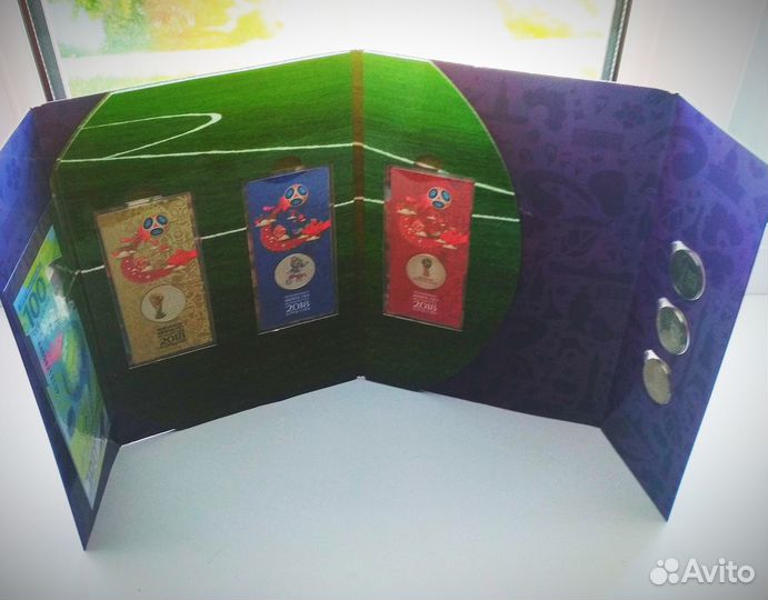 Набор монет фифа чм по футболу 2018 в альбоме