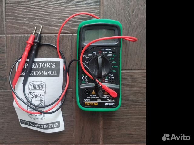 Мультиметр Aneng AN8205C купить в Краснодаре с доставкой | Товары для ...