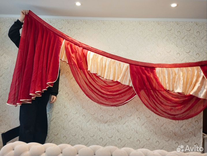 Ламбрекен 3 м 45 см на окно