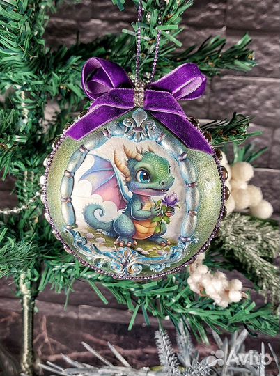 Елочные игрушки ручной работы