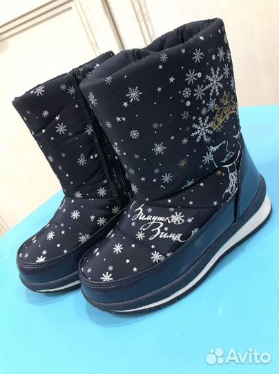 Сапоги детские зимние для девочки kapika