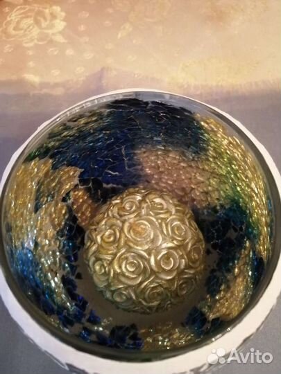 Подсвечник мозаика в Марокканском стиле