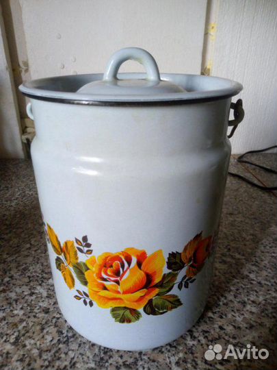 Бидон эмалированный 3 л. СССР новый