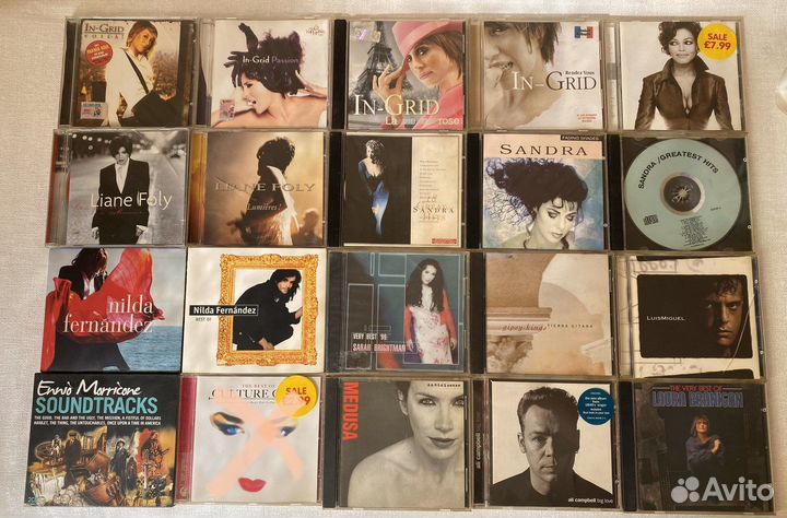 CD и DVD диски иностранные исполнители