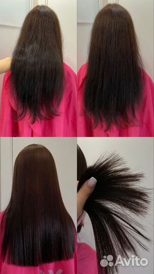 Кератиновое выпрямление волос модель