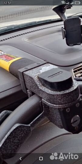 Противоугонное устройство(замок) на руль Solex