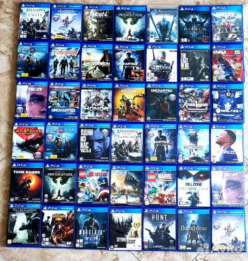 Игры, диски на Sony PlayStation 4